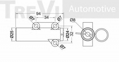 TREVI AUTOMOTIVE td1537 -  Успокоитель, зубчатый ремень